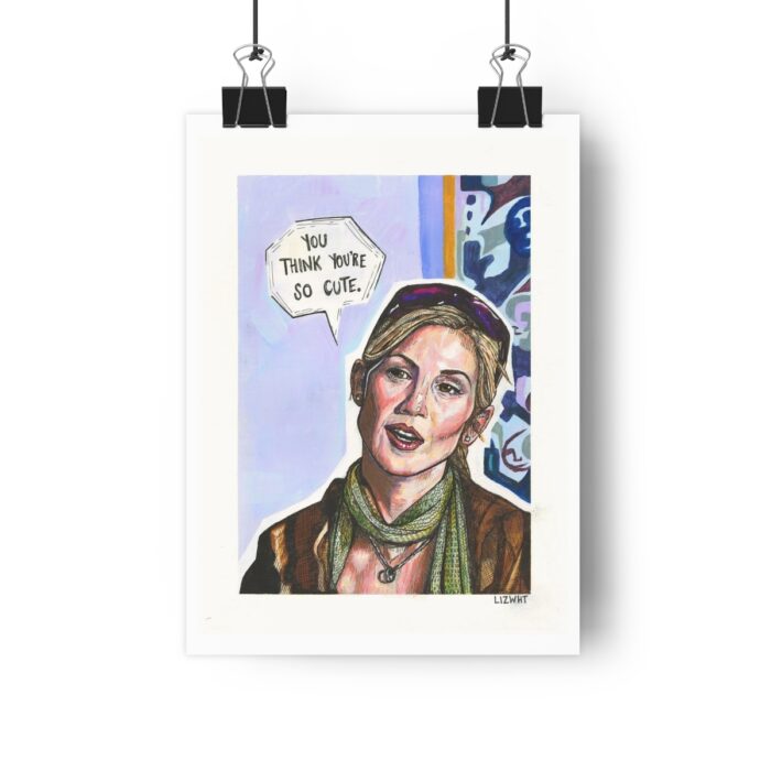 Lily Van Der Woodsen 'Gossip Girl Comic' Print