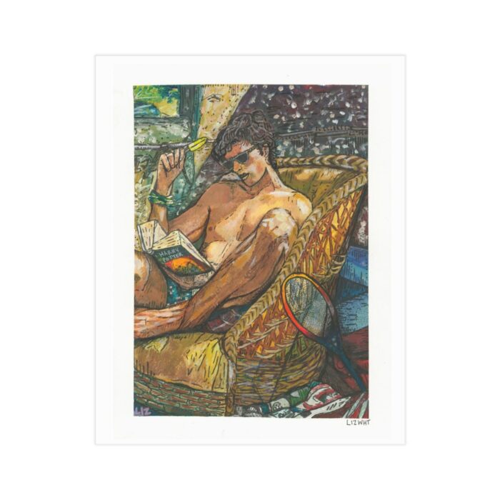 Jacob Elordi 'Felix Reading At Saltburn' Print